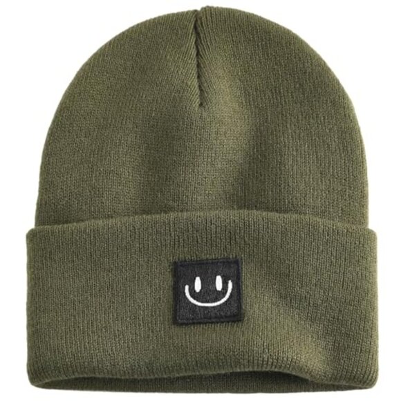 Unisex Knit Beanie Cuffed Winter Hat Soft Warm Ski Skull Cap - Picture 2 of 7